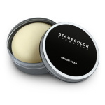 brush soap in a container on white background