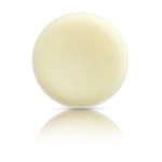 brush soap on white background